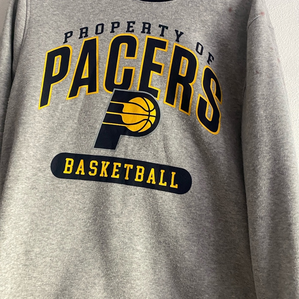 Pacers Gray Basketball Sweater